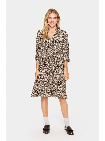 SAINT TROPEZ Jurk beige