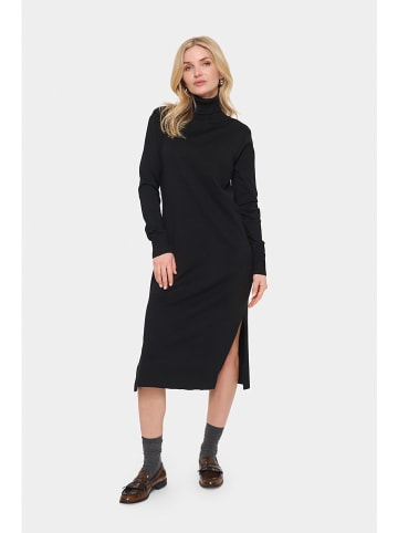 SAINT TROPEZ Gebreide jurk "Mila" zwart