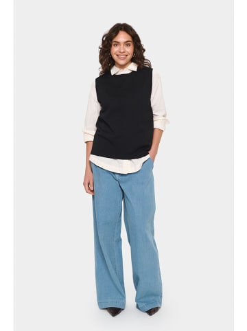 SAINT TROPEZ Pullunder "Mila" in Schwarz