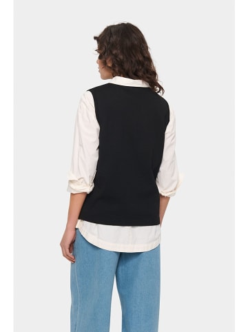 SAINT TROPEZ Pullunder "Mila" in Schwarz