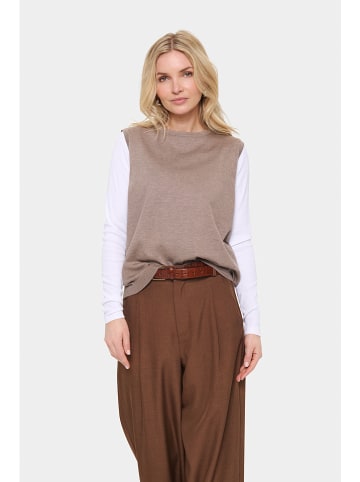 SAINT TROPEZ Pullunder "Mila" in Beige