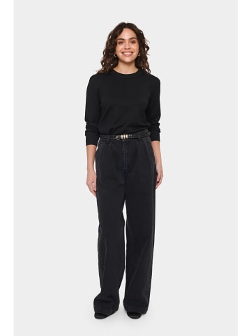 SAINT TROPEZ Pullover "Mila" in Schwarz