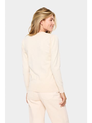 SAINT TROPEZ Sweter "Mila" w kolorze beżowym