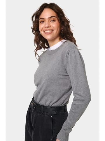 SAINT TROPEZ Pullover "Mila" in Grau