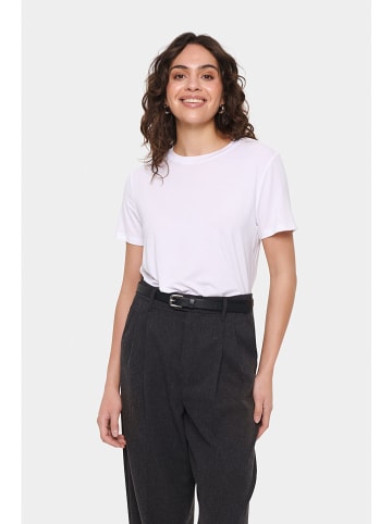 SAINT TROPEZ Koszulka "Adelia" w kolorze białym