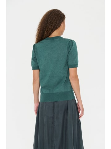 SAINT TROPEZ Sweter w kolorze turkusowym