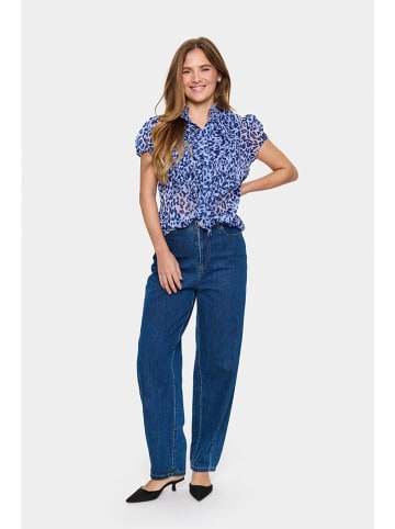 SAINT TROPEZ Bluse in Hellblau