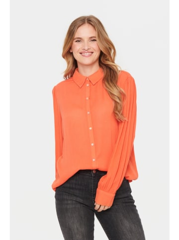 SAINT TROPEZ Bluse "Saint Tropez" in Orange