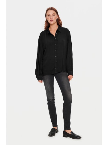 SAINT TROPEZ Bluse "Alba" in Schwarz