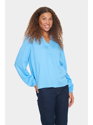 SAINT TROPEZ Bluse "Campanula" in Blau