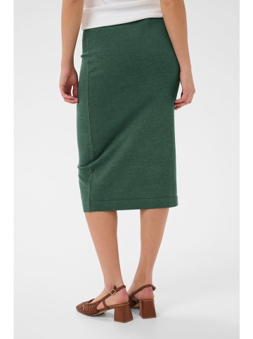 SAINT TROPEZ Spódnica w kolorze zielonym