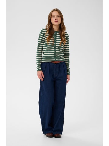 SAINT TROPEZ Cardigan in Grün