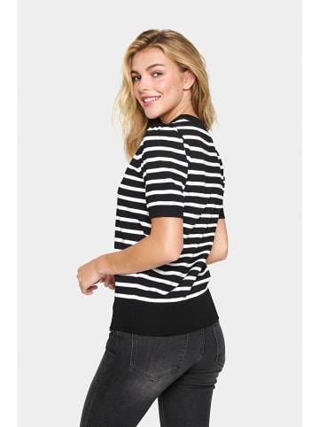 SAINT TROPEZ Pullover in Schwarz