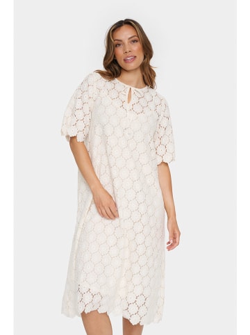 SAINT TROPEZ Kleid in Creme
