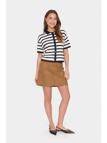 SAINT TROPEZ Kardigan w kolorze kremowym