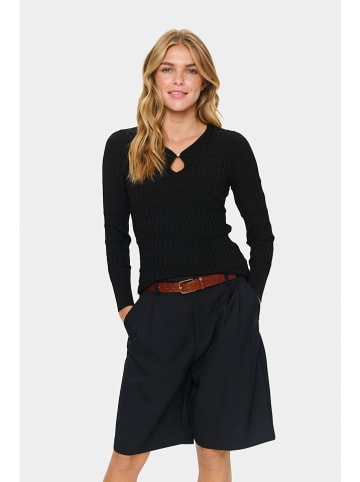 SAINT TROPEZ Blouse zwart