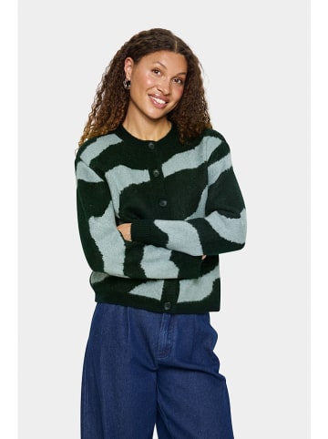 SAINT TROPEZ Cardigan in Grün