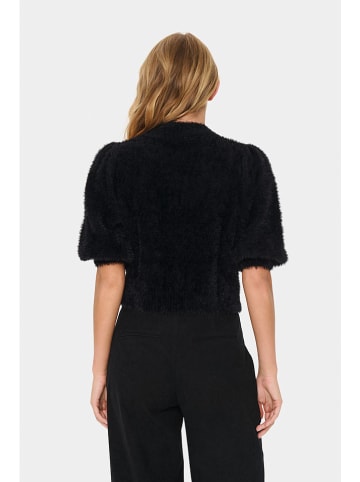 SAINT TROPEZ Cardigan in Schwarz