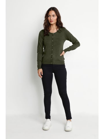 CULTURE Cardigan in Khaki