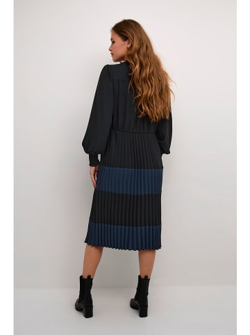 CULTURE Jurk "Betty" zwart/donkerblauw