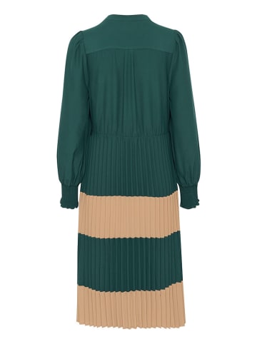 CULTURE Jurk "Betty" groen/beige