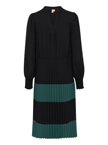 CULTURE Kleid "Betty" in Schwarz/ Grün