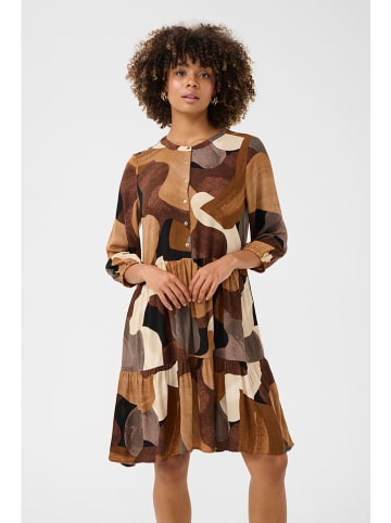 CULTURE Kleid in Hellbraun