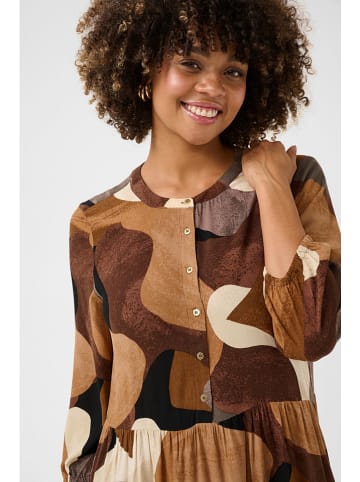 CULTURE Sukienka w kolorze jasnobrązowym