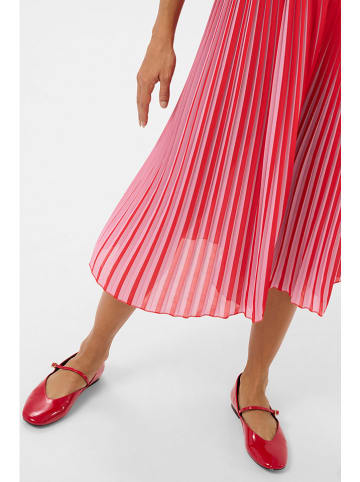 CULTURE Plissee-Rock rood