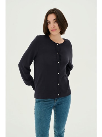 CULTURE Vest donkerblauw