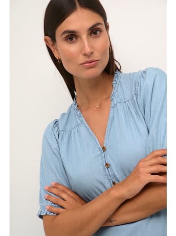 CULTURE Jeanskleid "Aurelia" in Hellblau