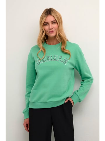Kaffe Sweatshirt in Grün