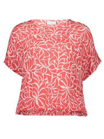 Kaffe Bluse in Rot/ Creme