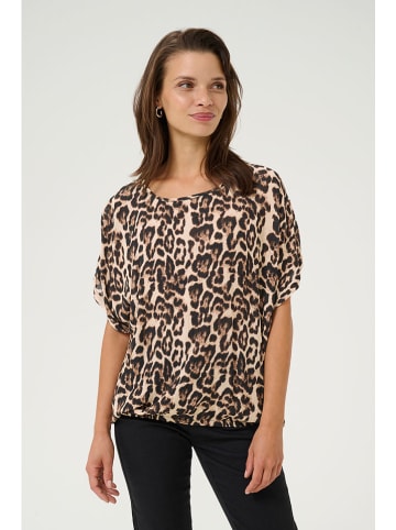 Kaffe Bluse "Amber" in Beige/ Hellbraun