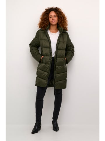 Kaffe Steppmantel in Khaki