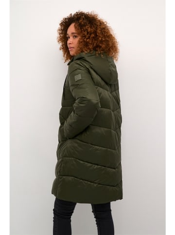 Kaffe Steppmantel in Khaki