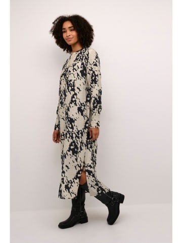 Kaffe Kleid in Schwarz/ Creme