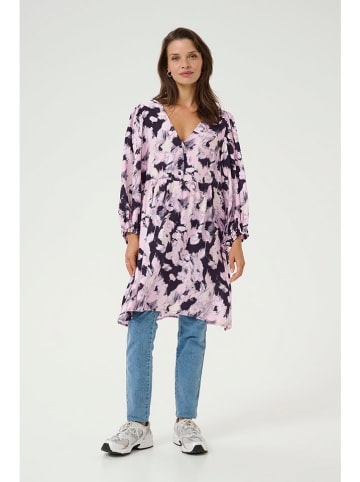Kaffe Tuniek "Victoria" lichtroze/zwart
