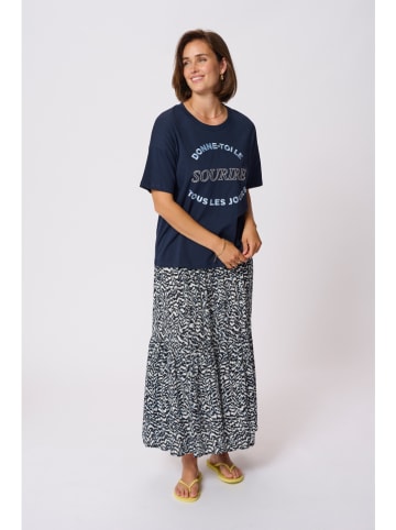 Kaffe Shirt in Dunkelblau