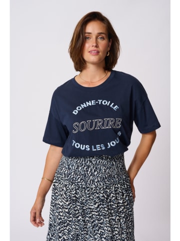 Kaffe Shirt in Dunkelblau