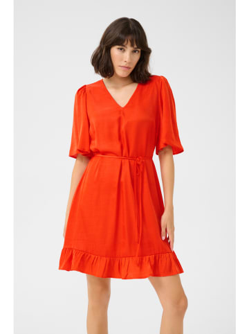 Kaffe Kleid in Orange