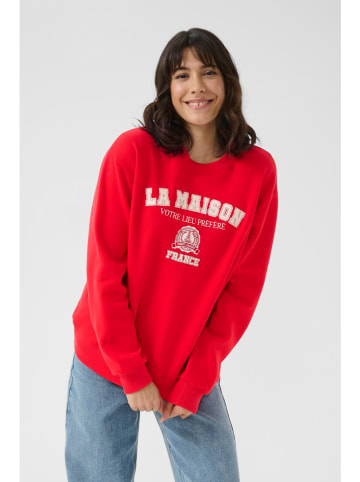 Kaffe Sweatshirt in Rot