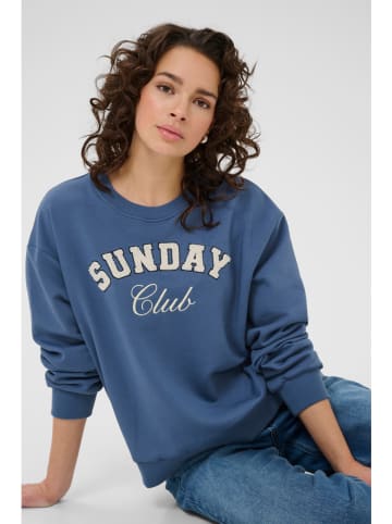 Kaffe Sweatshirt in Blau