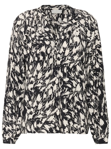 Kaffe Bluse in Schwarz/ Weiß