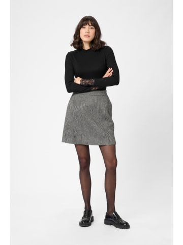 Kaffe Rock in Schwarz/ Weiß