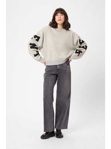 Kaffe Sweatshirt in Hellgrau
