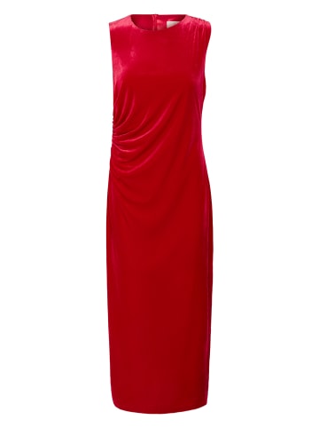 Kaffe Samtkleid in Rot