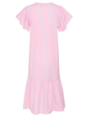 CULTURE Jurk lichtroze/lichtblauw