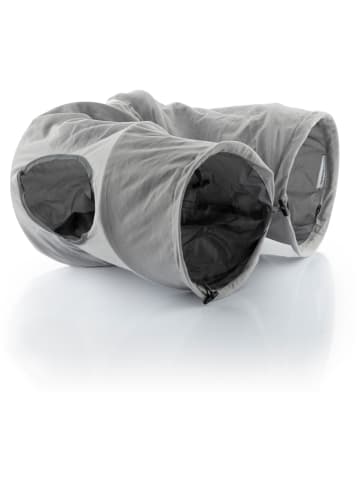 InnovaGoods Tunel w kolorze szarym dla kota - dł. 114 x Ø 25 cm