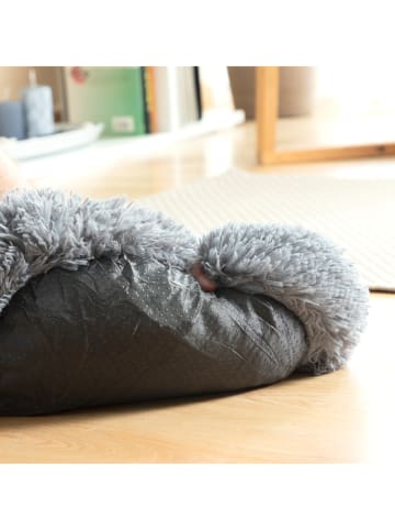 InnovaGoods Anti-stress-dierenbed grijs - Ø 60 x (H)18 cm